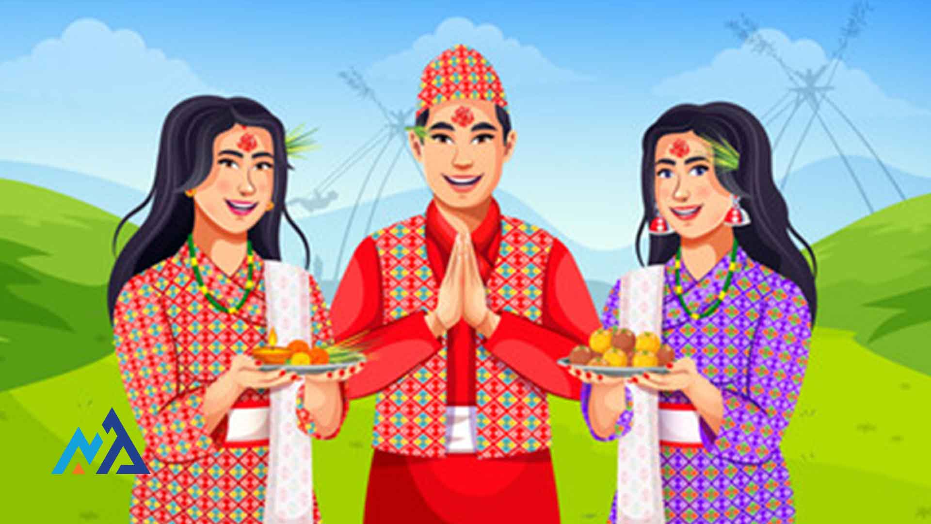 celebration of the dashain festival